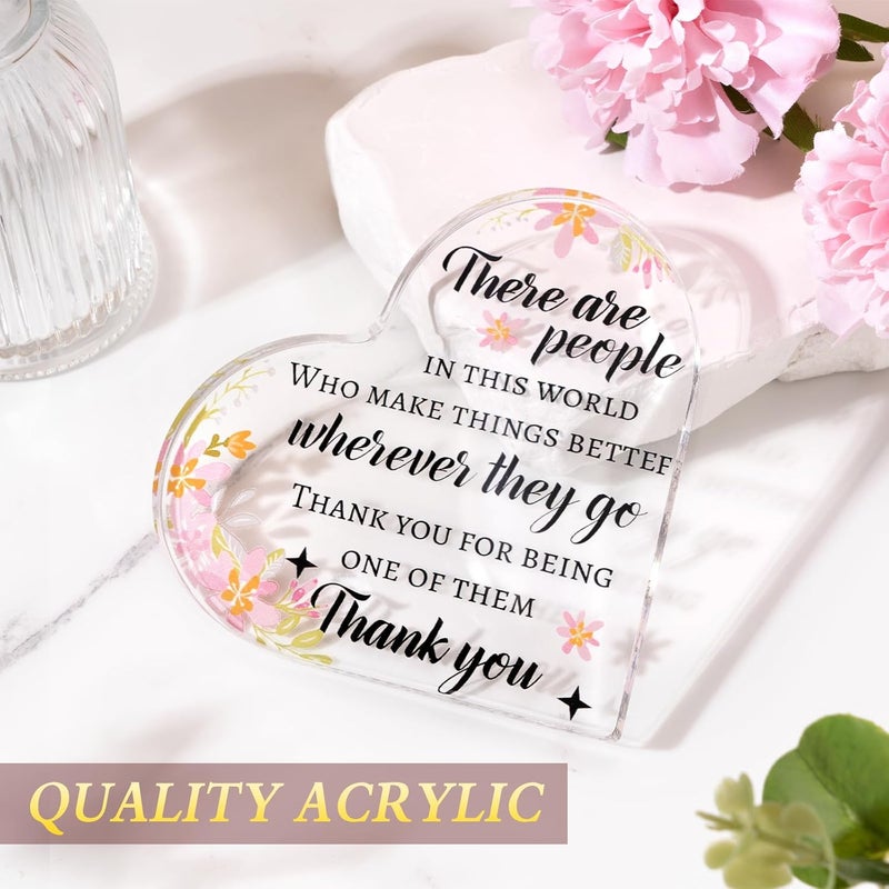 Giftissimo Thank You Gifts for Women, Thank You Gift Baskets w/Tote Bag Acrylic Decor/Bible Verse Jar, Appreciation Gifts for Women - Image 2